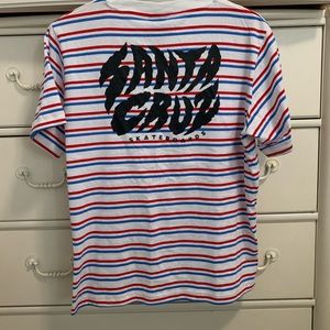 Santa Cruz t-shirt 🤍❤️